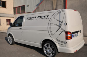 Covering Fourgon VW pour la société Vog'Art