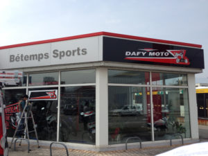 Enseigne Dafy Moto à Chambéry