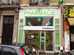 Enseigne Pharmacie Condorcet