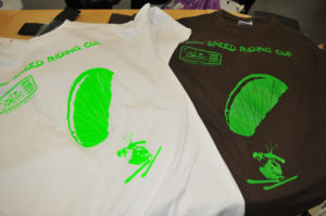 Tee shirt serigraphiés Samoens Speed riding Cup 2012
