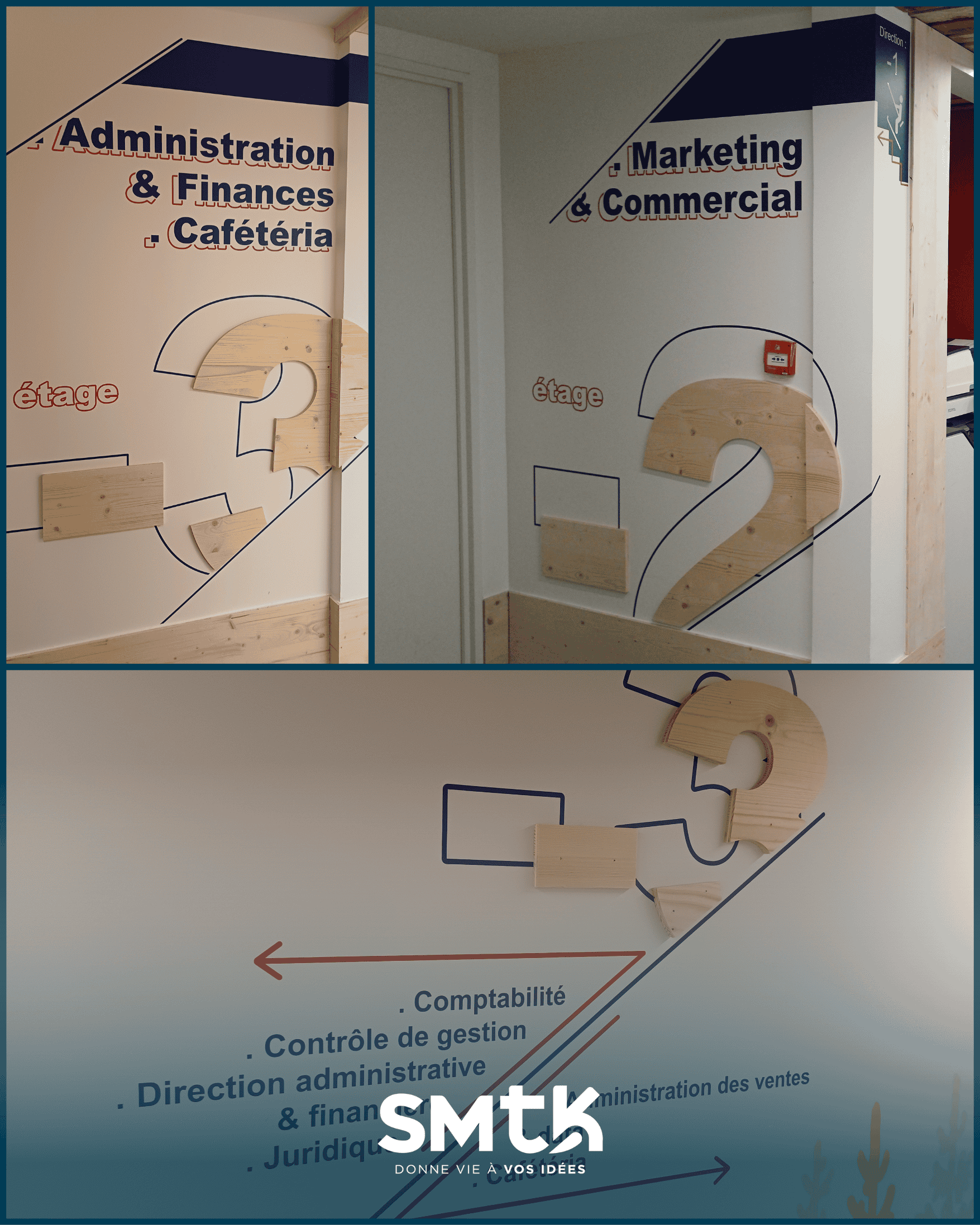 signalétique sur mesure chalet des villards